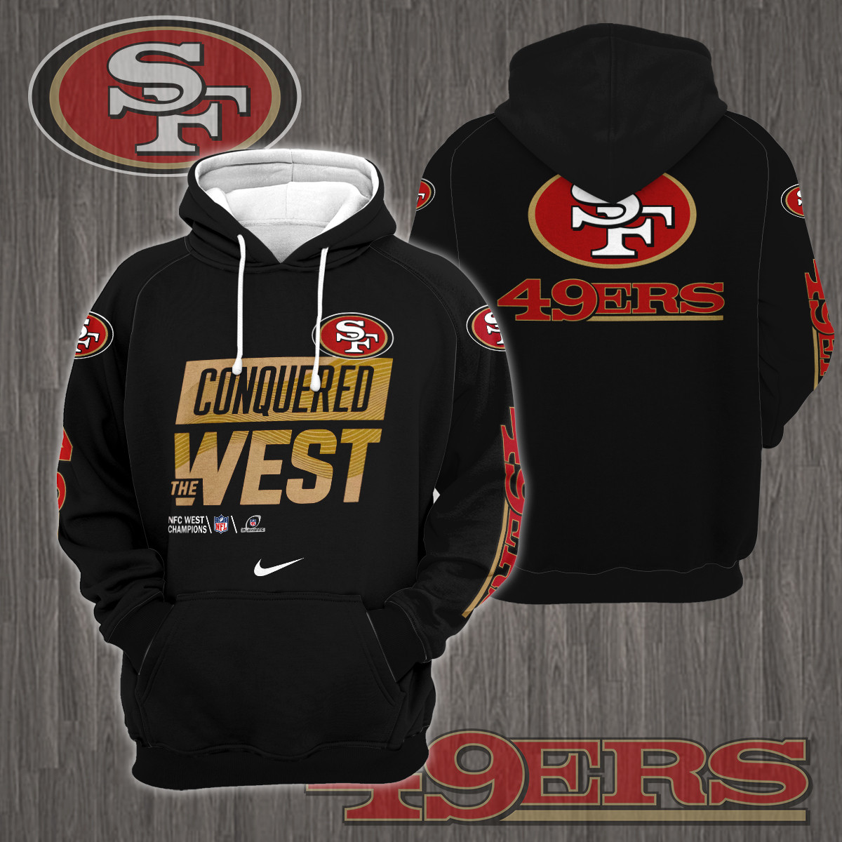 San Francisco 49ers 2022 NFC WEST Champions Shirt Ver 3